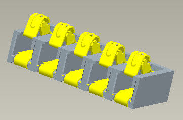 5.0AMP hoogte 4.25mm het Type van SMT van de Batterijschakelaar met Pinnen 5000 Cycli Min