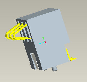 Hoogte 2.5mm Batterij 4 Pin Connector H=5.4-7.0mm van de Batterijschakelaar