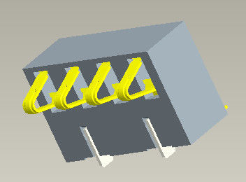 Hoogte 2.5mm Batterij 4 Pin Connector H=5.4-7.0mm van de Batterijschakelaar