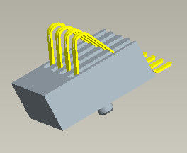 Hoogte 2.5mm de Schakelaar H 3.0mm Batterij 4 van de Batterijlader het Type van Pin Connector SMT