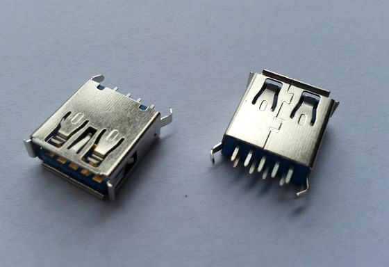 L 13.7mm Usb 3,0 een Vrouwelijk Verticaal 180° Onderdompelingstype van de Typeschakelaar