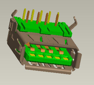 1.0Amp input-output Schakelaars Usb 3 Onderdompelingstype van de Schakelaar Rechte hoek 90°