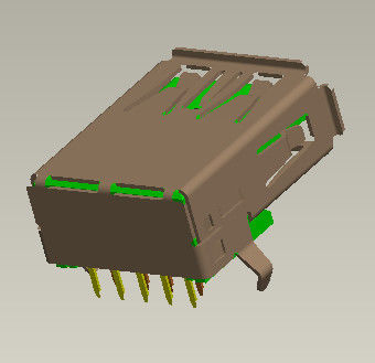 1.0Amp input-output Schakelaars Usb 3 Onderdompelingstype van de Schakelaar Rechte hoek 90°