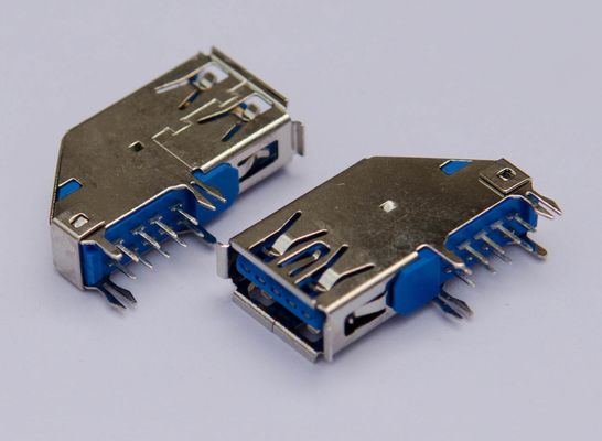 Hoge snelheids Input-output Schakelaars Usb 3,0 Type A het Type van Schakelaar90° Onderdompeling