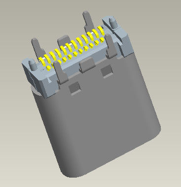 SMT-Type Input-output Schakelaars Usb C 3,1 Schakelaar Verticale 180°