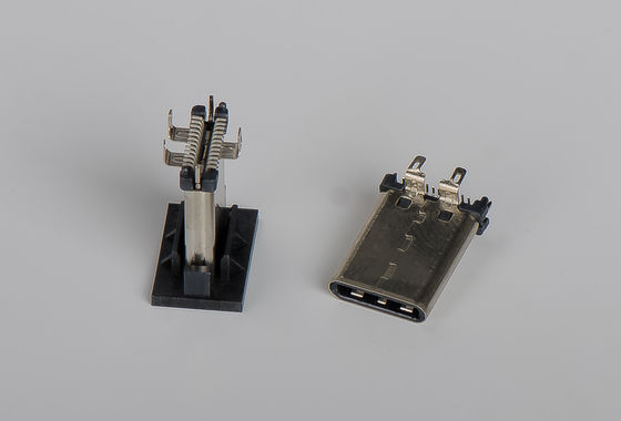 Usbtype het Type H=11.1mm van C 3,1 24 Pin Connector Male Vertical 180° SMT het Levenstest: 10000 Cycli Min