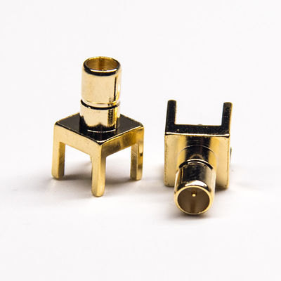 4 zet de Schakelaar van het gaten Gouden Plateren rf SMB voor PCB L 11.5MM op
