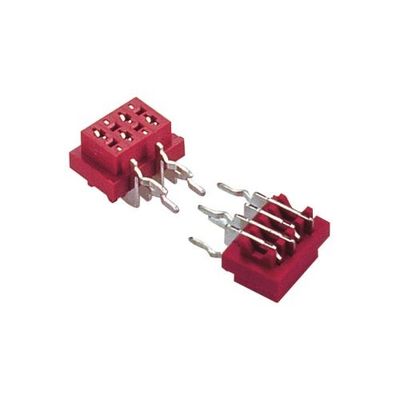 PCB-het Type van Vergaarbakonderdompeling Schakelaar 1.27mm*1.5mm Vrouwelijke Rechte hoek