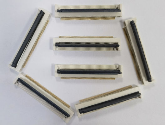 Pitch 0.5mm Fpc Connector 4 Pin tot 68 Pin Rechte hoek 90° Gemakkelijk op Smt Type H 2.55mm